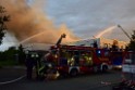 Grossbrand Halle Troisdorf Kriegsdorf Junkersring P268